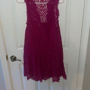 Lace free people dress